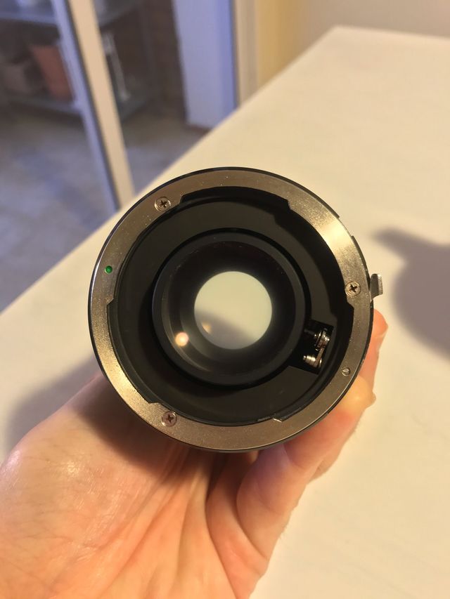 Tamron zoom 3.5 70-150mm con adaptado para fujica