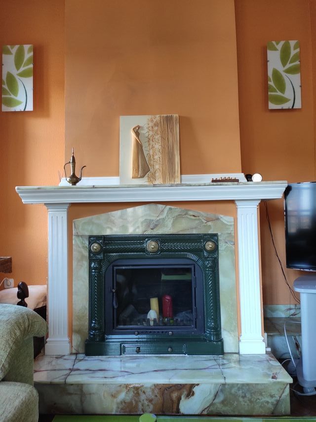 Chimenea encastrable mas 2 tramos de chimenea de segunda mano por 300