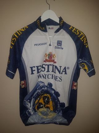Ibanesto 2003 camiseta nalini camiseta manga corta, corta cremallera