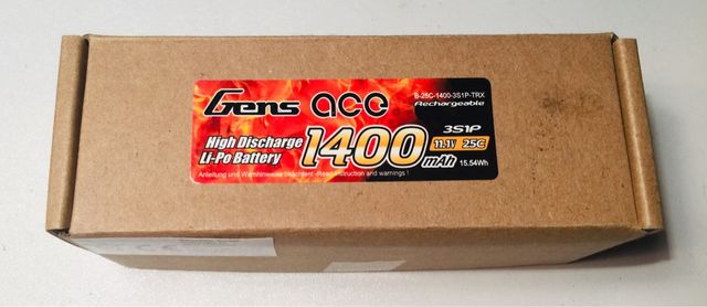 Batería lipo GENS ACE 11,1v 3S 1400mAh