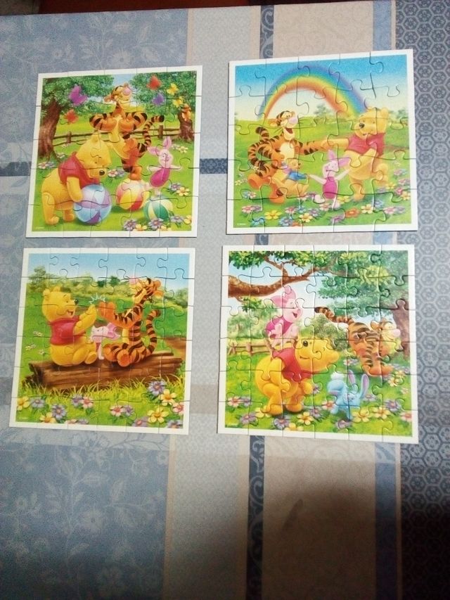 Winnie the Pooh - 4 puzzle da 25 e 36 pezzi.