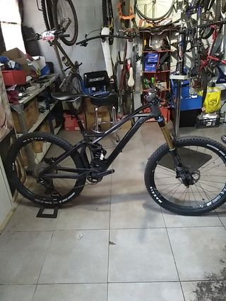 Kit Set Manillar Tija de sillín y Potencia de Carbono Bicicleta Montaña MTB BTT