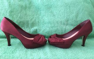 Zapatos de fiesta burdeos - Marypaz de segunda mano por 5 EUR en Fuengirola  en WALLAPOP