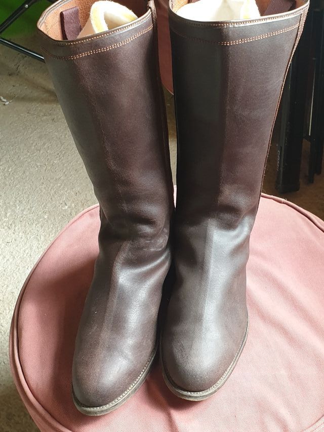 botas vakeras de piel