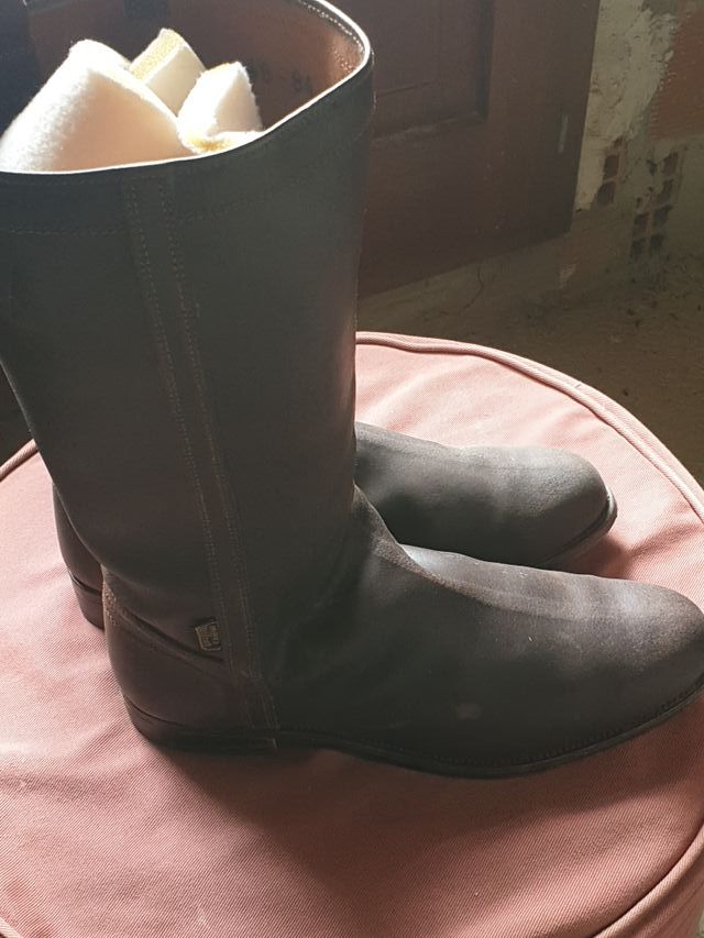 botas vakeras de piel