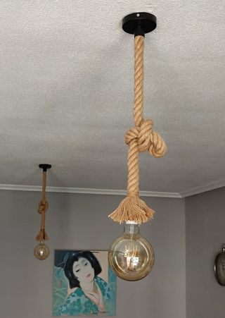 Lámparas rústicas de segunda mano en la provincia de Alicante en WALLAPOP