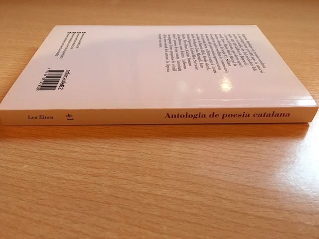 Libro. Antologia de poesia catalana.