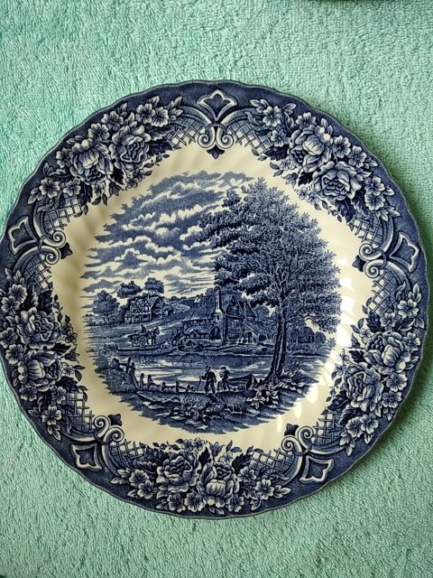 VAJILLA INGLESA 6 HONDOS + 6 LLANOS + 6 POSTRE