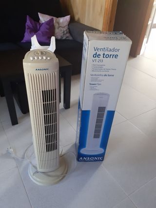 Ventilador de segunda mano por 15 € en Fuengirola en WALLAPOP Ventilador de Torre ansonic de segunda mano por 15 € en
