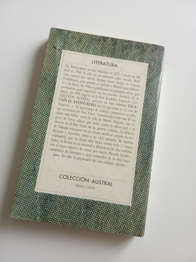 Libro Zalacaín el aventurero