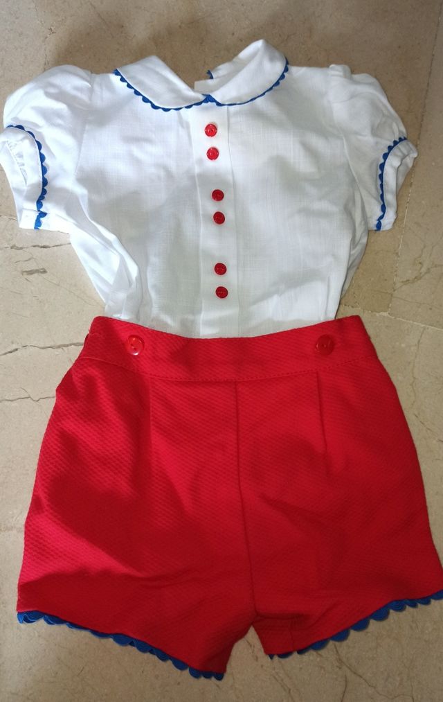 Conjunto camisa y pantalón bebé