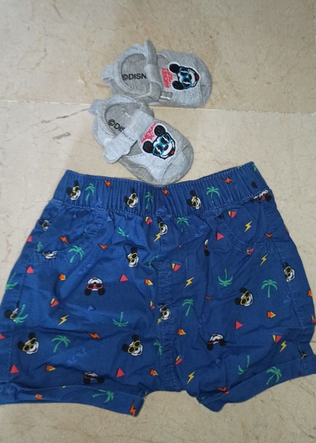 Conjunto Mickey 3 piezas bebé