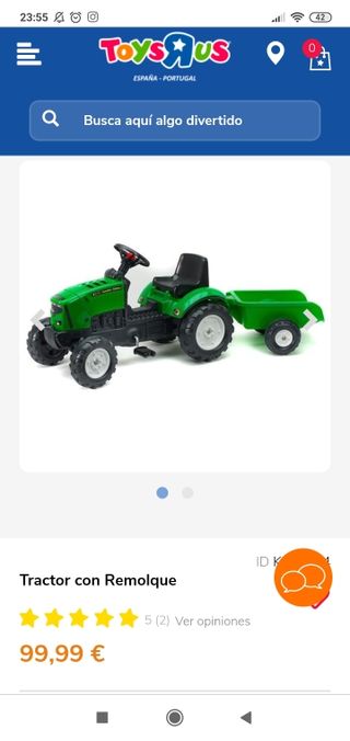 tractor pedales juguettos