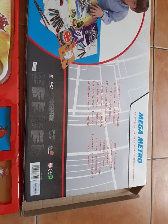 Mega metro de pinturas para colorear  NUEVO