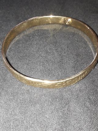 Pulsera de oro antigua en WALLAPOP Pulseras De Acero Y Oro Antigüedades, Usado en Mercado