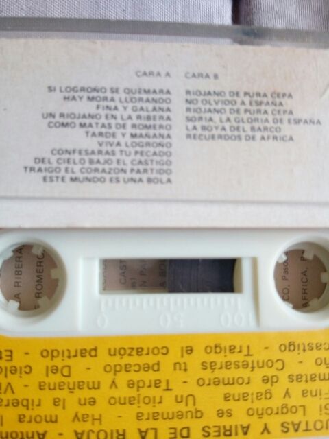 molto folklore Riojano jotas molto raro da trovare.