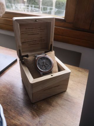 Reloj de pulsera de madera de segunda mano en WALLAPOP Reloj de pulsera de madera de segunda mano en WALLAPOP