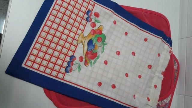 Manteles individuales y bolsa pan