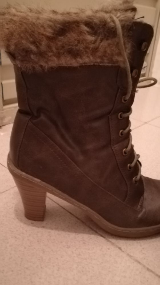 Botines invierno de vestir, verdes oscuras