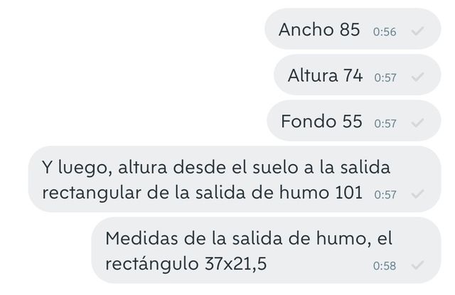 Chimenea francesa de segunda mano por 100 € en San Martin en WALLAPOP
