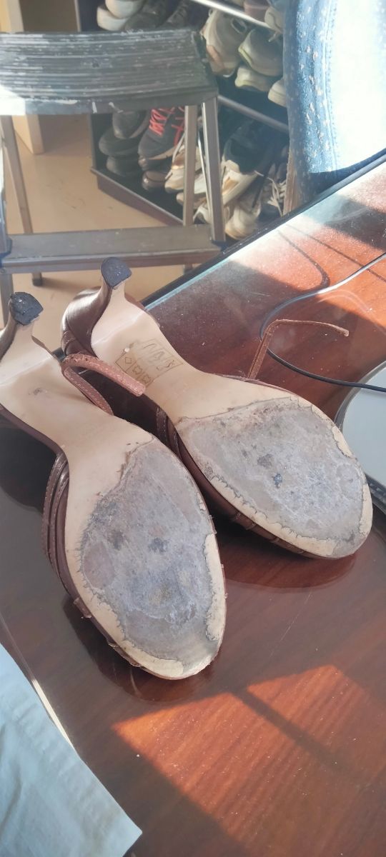 Zapatos marrón piel