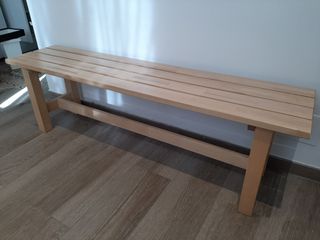 bancos de madera en el ikea bancos de madera en el ikea