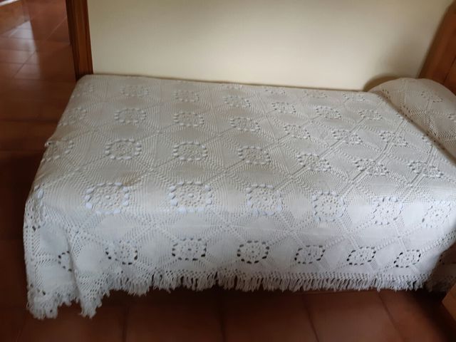 Colchas de ganchillo antiguas