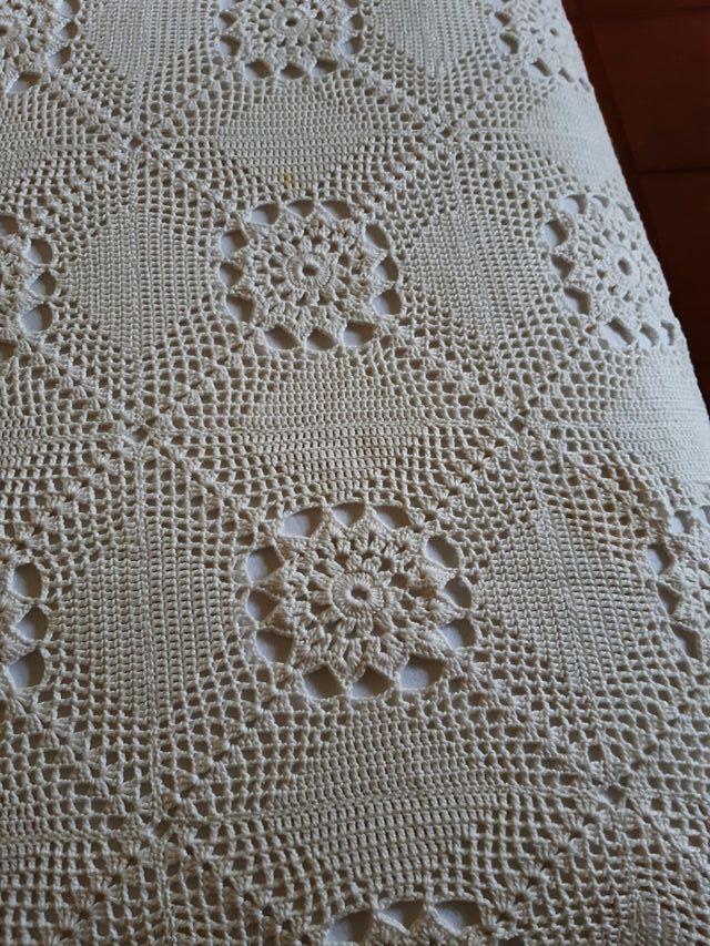 Colchas de ganchillo antiguas