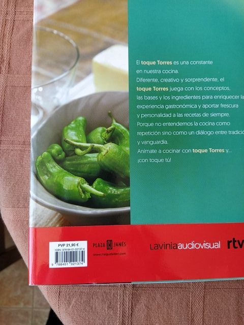 libro de cocina, hermanos Torres