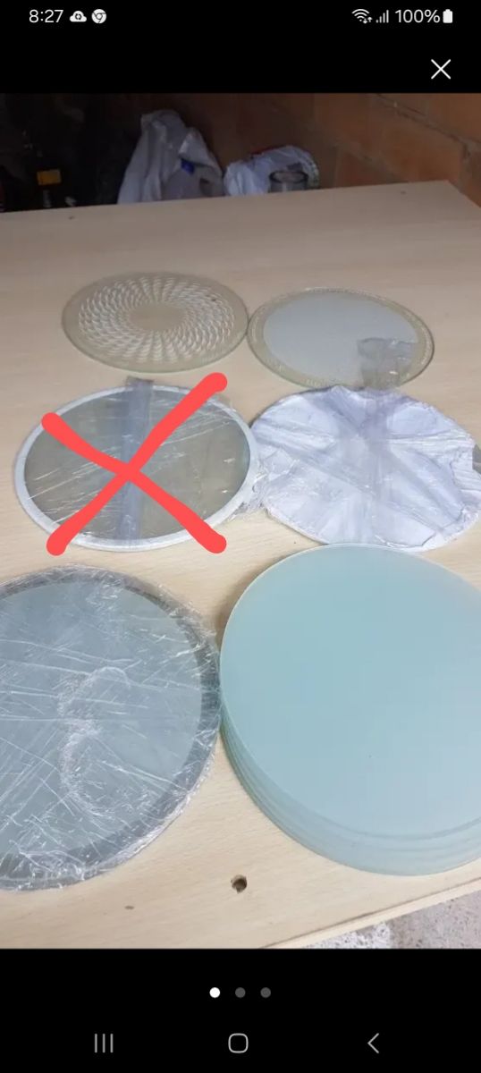 Cristales de downlight.