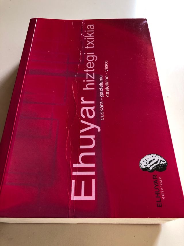 Elhuyar hiztegi txikia diccionario euskera.