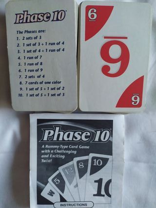 juego de cartas phase 10
