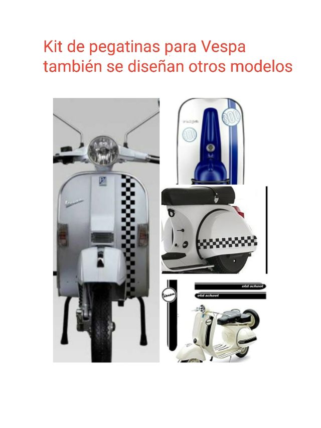 pegatina para Vespa