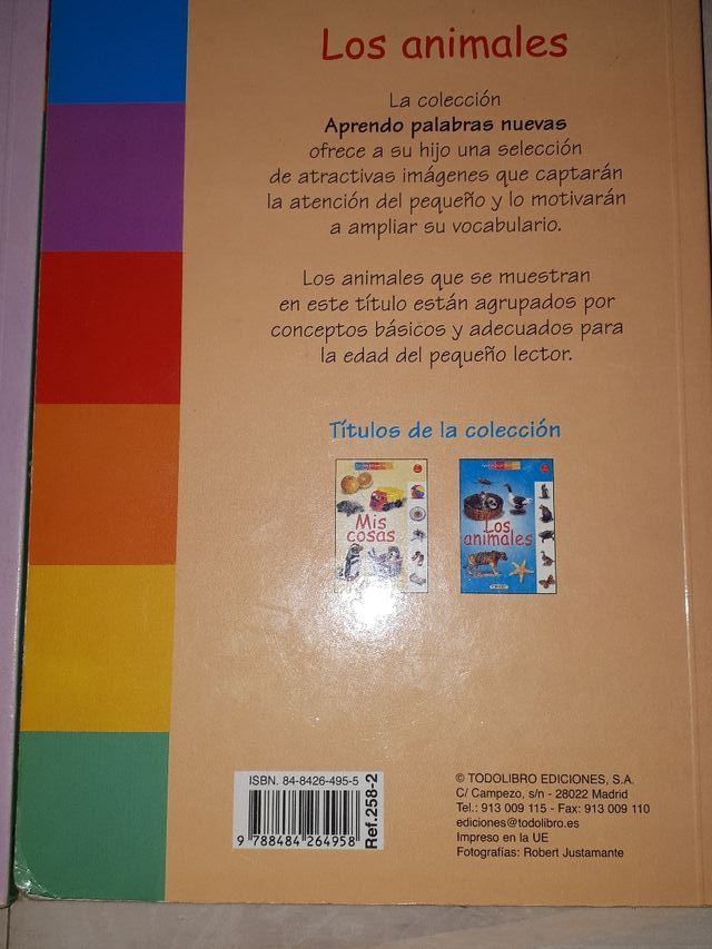 TITULOS DE LA COLECCIÓN. MIS COSAS Y LOS ANIMALES