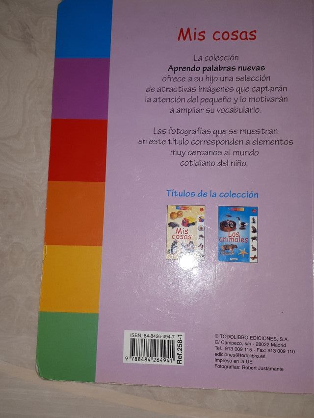 TITULOS DE LA COLECCIÓN. MIS COSAS Y LOS ANIMALES