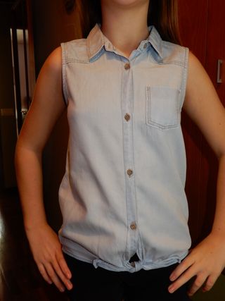 camisa blanca niña lefties