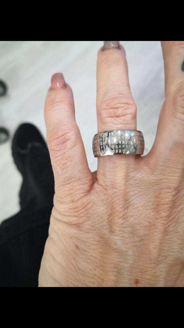 Anillo de acero inoxidable 