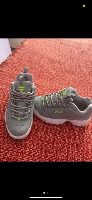 zapatillas fila con caña