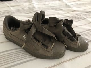 zapatillas puma hombre verde militar