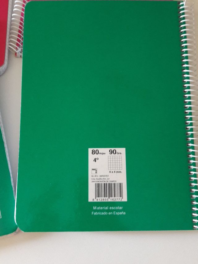 Cuadernos y portadocumentos