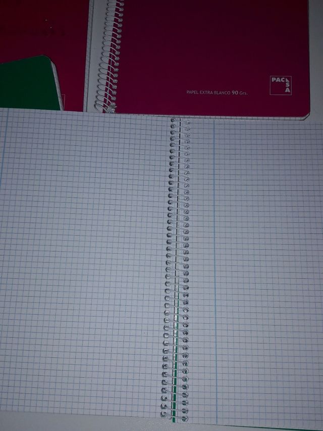 Cuadernos y portadocumentos