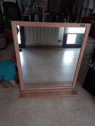 Estanterias de madera baño de segunda mano en WALLAPOP
