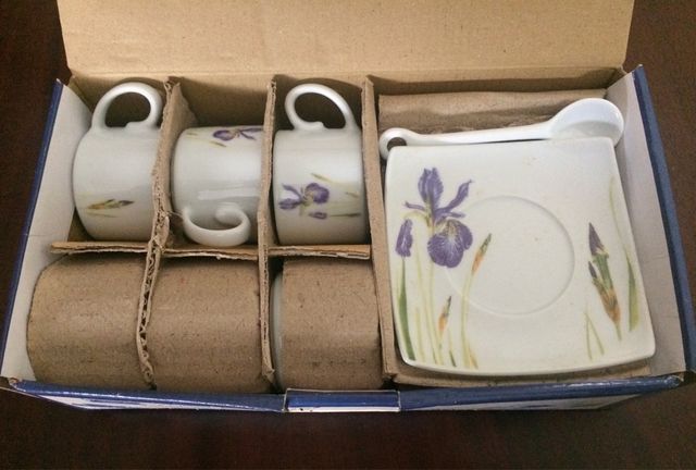 Juego de café de porcelana italiana