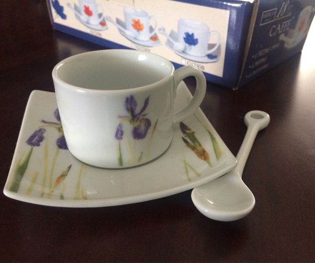 Juego de café de porcelana italiana