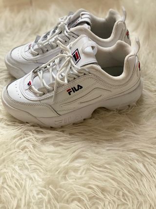 zapatillas fila con caña