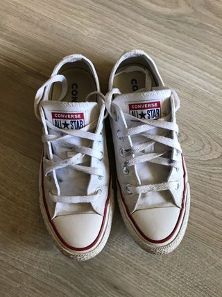 converses blanches 36