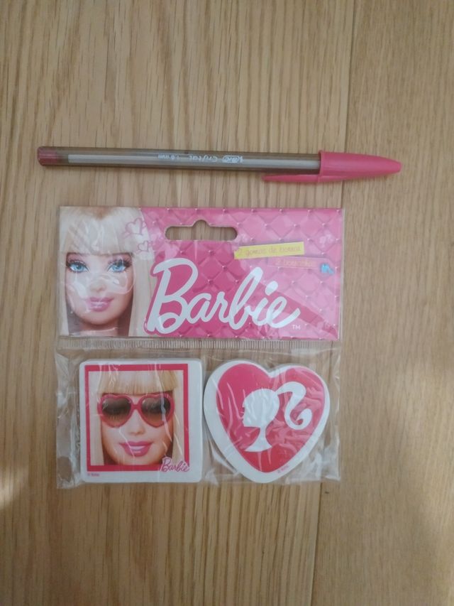 Barbie gomas de borrar