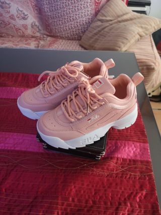 zapatillas fila con caña