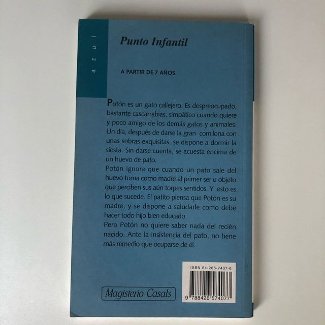 Poton el gato no quiere pato