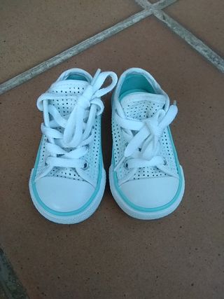 converse blancas talla 21